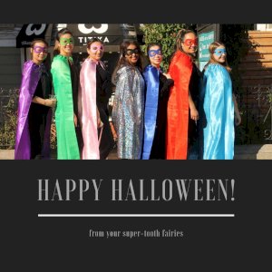 Happy Halloween from your Marina 'Super' Fairies!

From all around the world, we come together and unite as one. #Halloween #United #TeamBonding #MarinaToothFairyDental #DrHibretBenjamin
