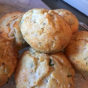 We are open today! Come get one of our savory biscuits made with thyme and scallion!- house special and favorite!