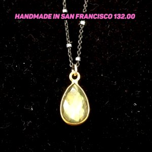 Valentines Day isn’t last minute with all the new pendants we just received. Made in San Francisco starting at 132.00