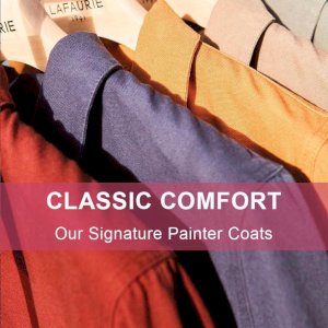 Our classic painter coat.  20% off plus free shipping.