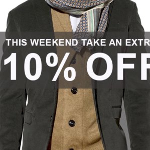 Extra 10% off end-of-season sale