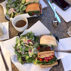 So many fave sandwiches to choose from! Many made vegan by sub-ing avocado for cheese! But if you love meat we've got the best in town, add bacon to any sandie for extra yum. Add a salad or our famous potato salad. @AtlasCafeSF We love you SF!