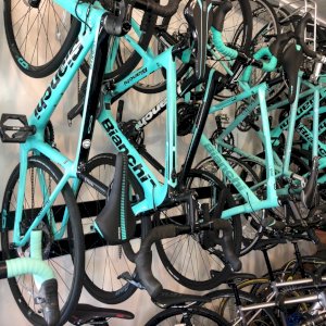 Stop by this weekend and check out our selection of Bianchi road bikes. Supplies are still tight so these won’t last long!