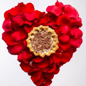 Roses are red violets are blue, ice cream pies say I’m smitten with you! Available while supplies last!