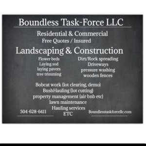 Landscaping and construction services we are here for all your needs.