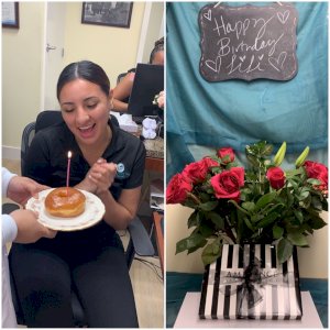We always try to take a second to celebrate those special moments in our team’s lives. HAPPY BIRTHDAY LILI!!!! We hope you have a great day and that all your wishes come true. #Birthday #TeamAppreciation #MarinaToothFairyDental