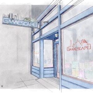 This week we’d like to highlight the art that our good friend @dsalcido_cdmg created for Gamescape. Daniel depicted the storefront with a beautiful watercolor effect. We loved the art so much that we created promotional postcards for everyone to enjoy his work. Next time you find yourself at the shop, don’t forget to pick up a postcard and take home some great art!