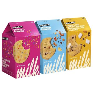 We now carry all 5 flavors of the oven soft Milk Bar grocery cookies including Compost, Confetti, and Cornflake Chocolate Chip Marshmallow!