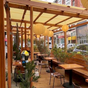 State Bird Provisions at 1529 Fillmore St. has reinvented their parklet. Once you see you’ll be scrambling to make a reservation!  Photo credit: @cooklinesf 🙌