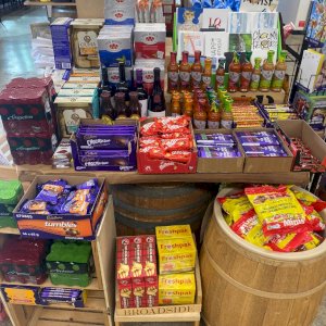 Come check out our South African/European import section! Anything from chocolates, hot sauce, biscuits tea and more!!